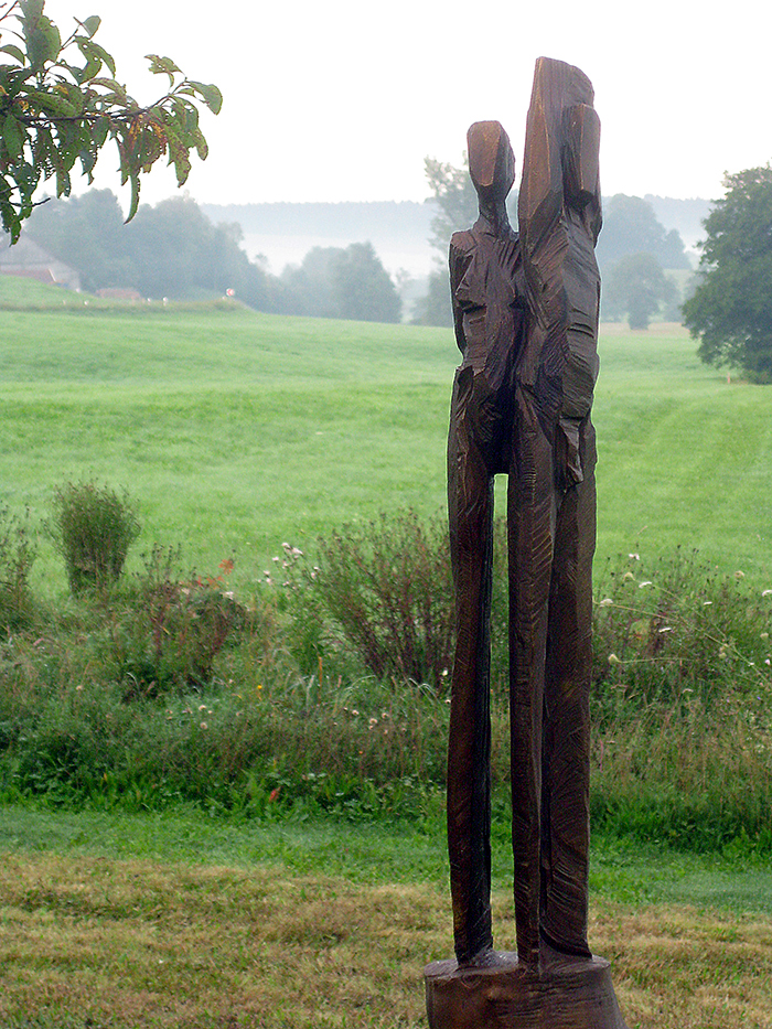 Paar, Bronze, Höhe 69cm